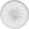 Ekena Millwork Standard Grayson Spiral Rosette With Rounded Edge, 3"W x 3"H x 1/2"P ROSP030X030X050GRY14 - alternate 4